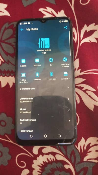 tecno spark 7 hai add acha sa parh lay 03115483064