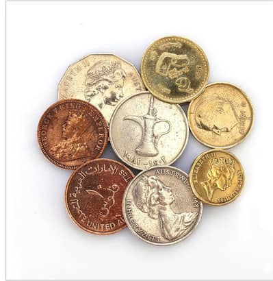 Very rear historical old coins