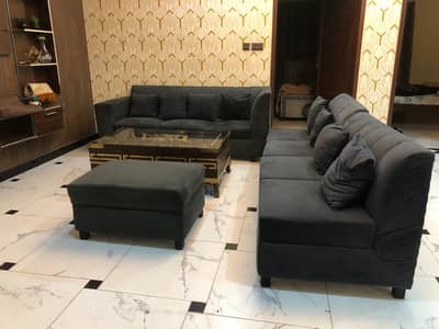 L shaped 8 seater sofa set