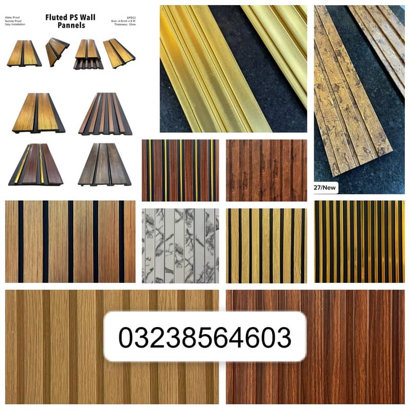 Pvc panel- Wpc fluted panel- Solid panel- Media wall-Wall panel 2