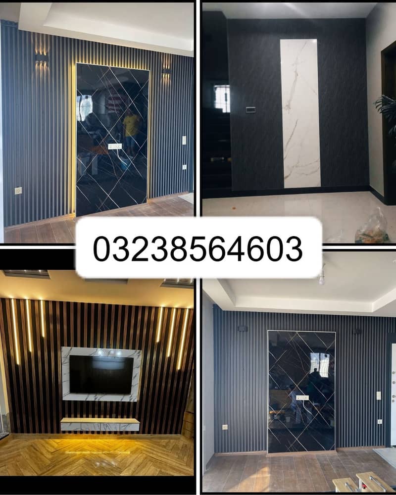 Pvc panel- Wpc fluted panel- Solid panel- Media wall-Wall panel 9