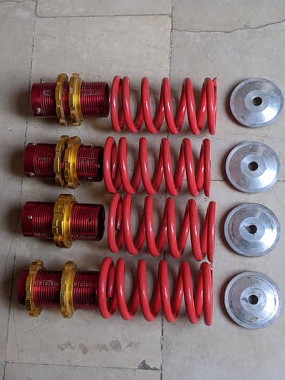 Adjustable coil over conversion kit.