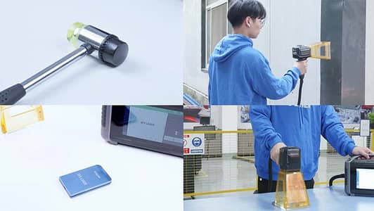 30W HANDHELD LASER MARKING MACHINE