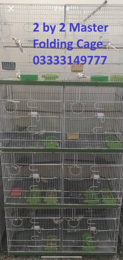 Master Brand Heavy Cages very less used Cages.