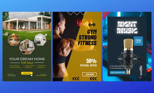 Poster and flyer designs