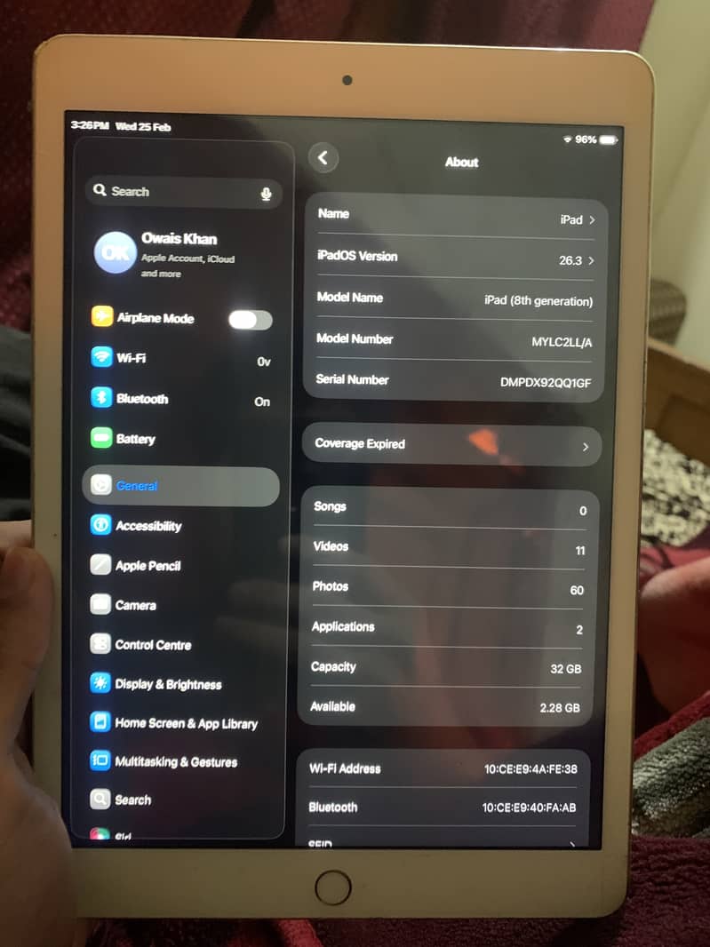 Ipad 8th generation 0