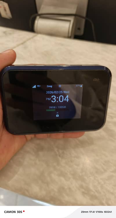 Speed Wi-Fi NEXT W07 Portable 4G LTE Pocket WiFi Device