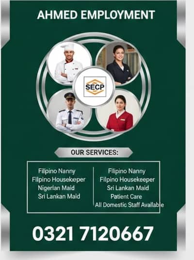 Maid Available/Filipino And Nijarian /Domestic staff/coock