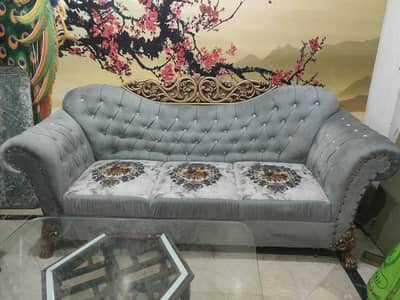 “Royal Chester Sofa Set” “Classic Carving Chesterfield Sofa”
