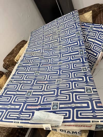 Diamond foam mattress 2 single just used 2 months
