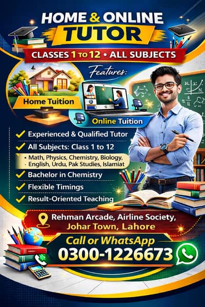 Home & Online Tutor