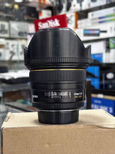 Sigma 50mm F/1.4 for nikon hsm - Nikon 50mm 1.4 -