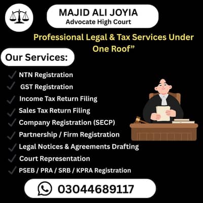Legal Services Tax Consultant Income Tax Return Filing