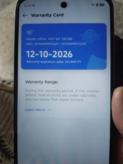 Infinix Hot 60i 6GB 128GB