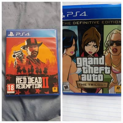 Rdr 2 Gta Trilogy Definitive Edition For Sale Ps4 Ps5 PlayStation 4 5
