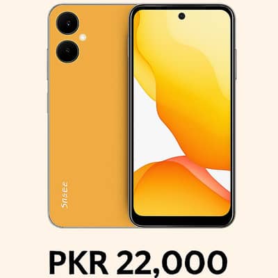 Sparx Smartphone – Dual Camera, Stylish Yellow Design