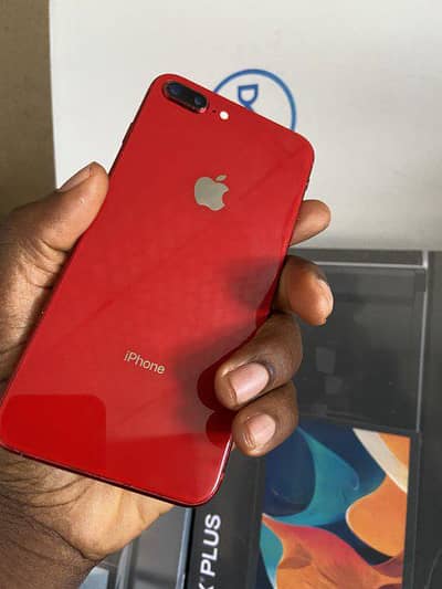 iPhone 8 Plus PTA approve Good condition Home use Set  Box + Led