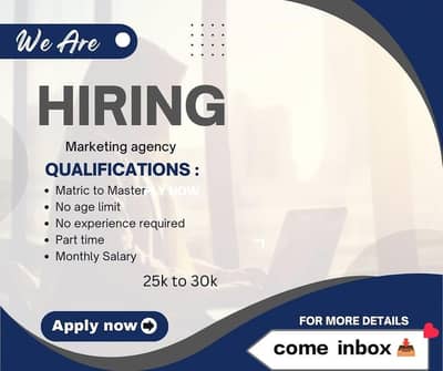 male & female staff required