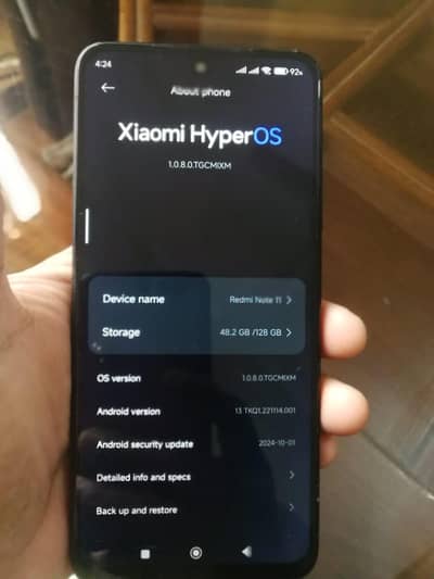 Redmi Note 11 offical PTA approved 4+6 /128gb(whatsapp 0333 6233364)