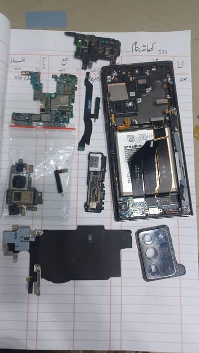 Samsung note 20ultra 12 256gb pta aproved board