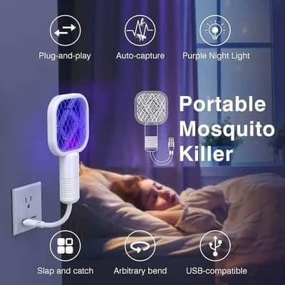USB Rechargeable Mosquito Killer Racket