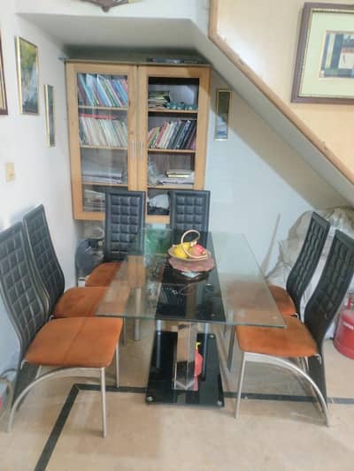 Dinning Table with Six chairs Imported Material