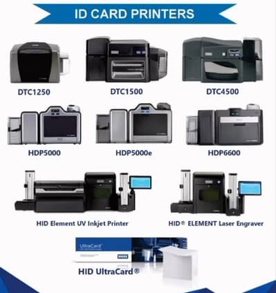 we deal in Fargo HID PVC card printer Smart iDP and Matica card printe