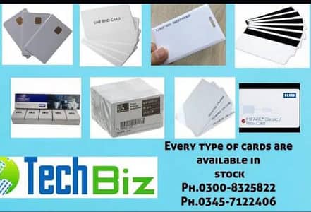 We are main importer of PVC cards,Rfid cards and Mifare etc