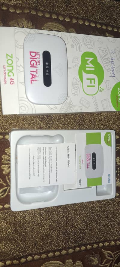 Zong 4g mi-fi device