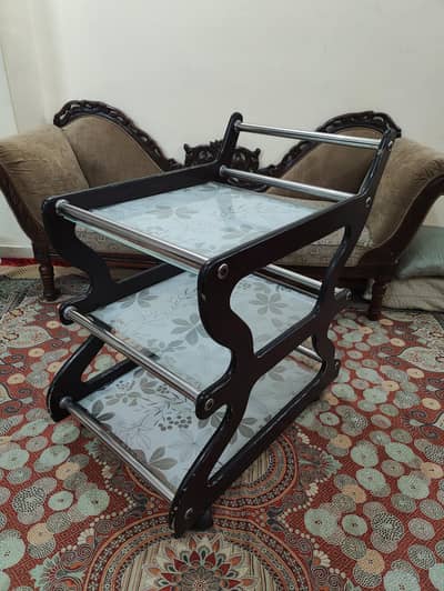 Glass Top Tea Trolley - Excellent Condition