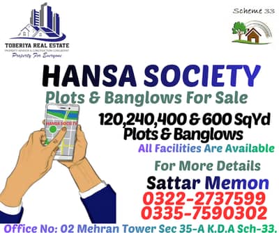 120 SQUARE YARD CORNER PLOT EXTRA LAND IN HANSA CO-OPERATIVE HOUSING SOCIETY SCHEME-33