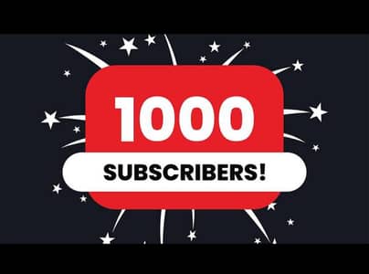 YT 1k Subs + 4k Hours Watchtime Available