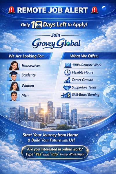 Remote Work & Digital Career Opportunity