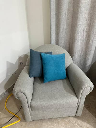 Grey 7-Seater Sofa Set for Sale