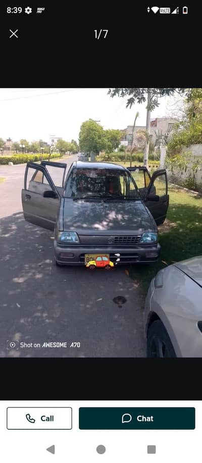 Mehran vx car for sale 2019 modle