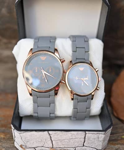 stylish couple watch set -His and Her matching watches- new - COD ava