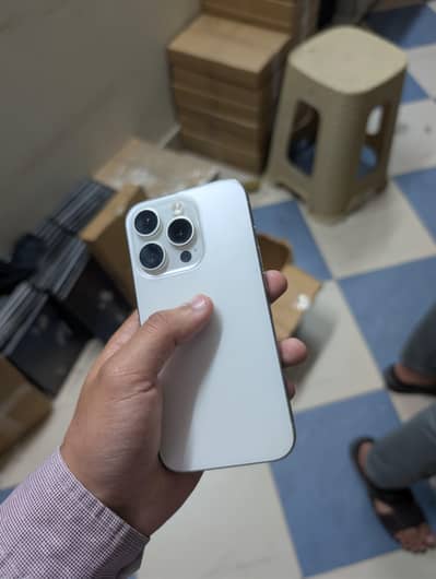 15 Pro PTA physical Sim 256GB (10/10 ) phone 100 health