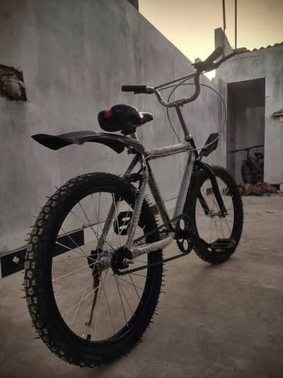  Stylish black Cycle | SAB Wheels | Honda-Handle Design 