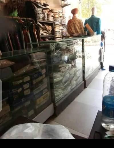 counters and garments setup