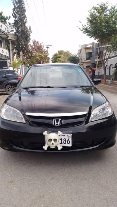 Honda Civic Exi 2005 Lahore number
