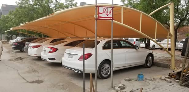 Best heat proof awning & porch shade - Tensile car parking shades