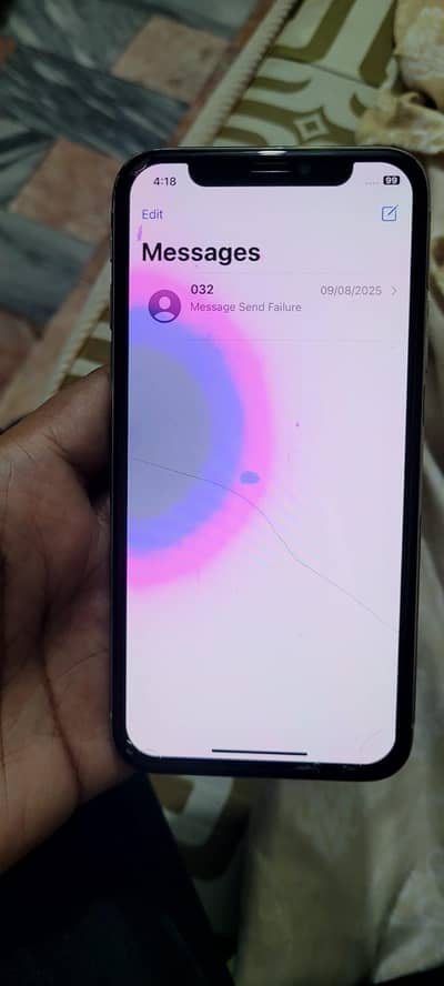 I phone x 64gb bettry 73