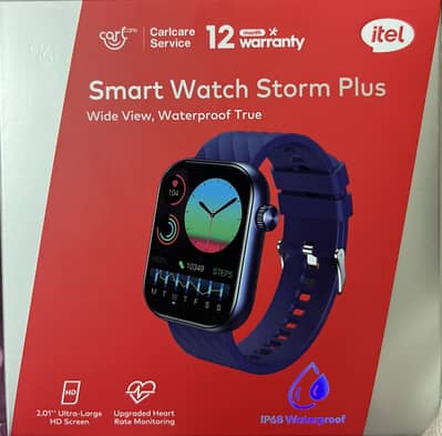 Touch Watch Of itel. Model isw-O15 Colour:Blue