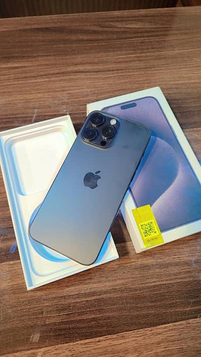 15 pro max 256gb complete box pta approved