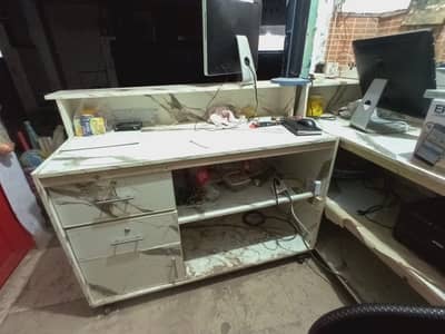 COUNTER TABLES AND RACK FOR SALE