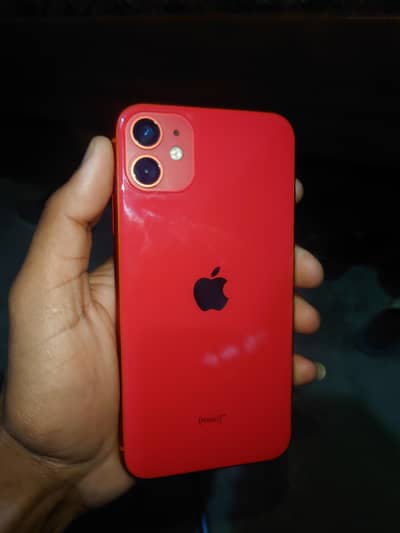 I phone 11 128 GB non PTA factory unlock all oky bilkul new condition