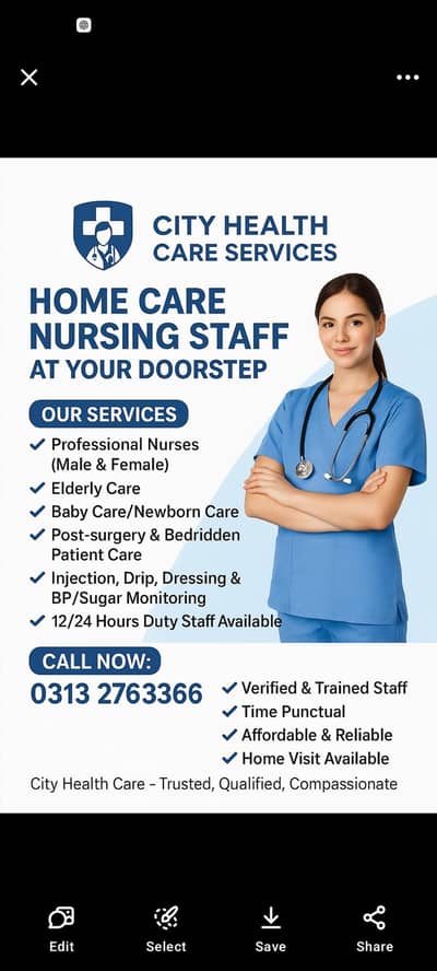 Maid, Cook, Babysitter, Patient attendant
