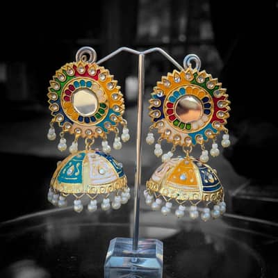 Multi Colour Jhumkay