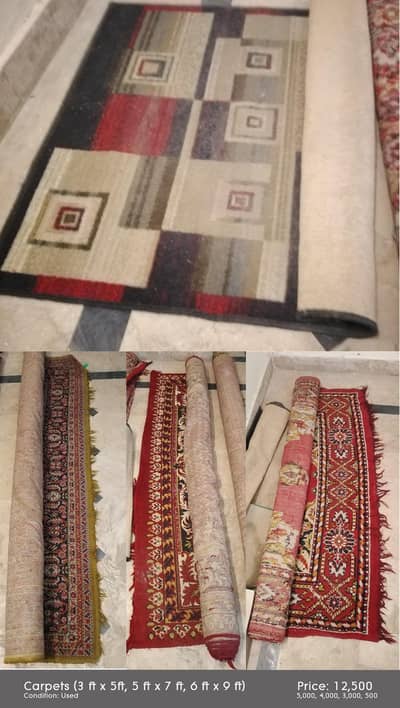 Multiple Carpets and Rugs