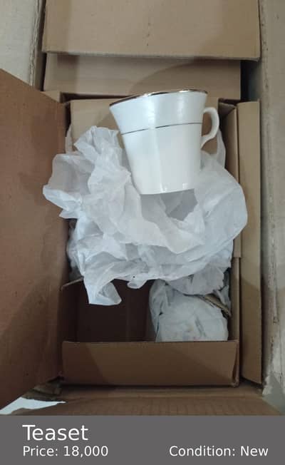 Two New Unused Tea Sets for Sale